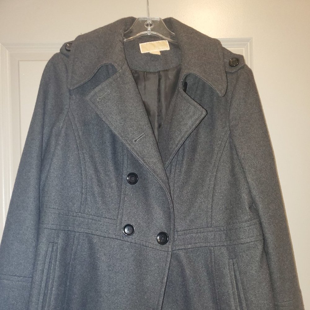 Michael Kors Coat, Deep Heather Gray Size XL.
